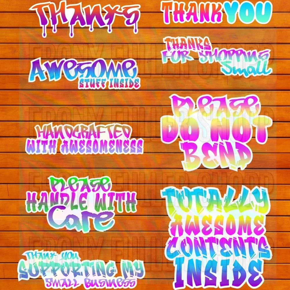 100 Thank You For Your Order Stickers Thanks Small Business Shop Small